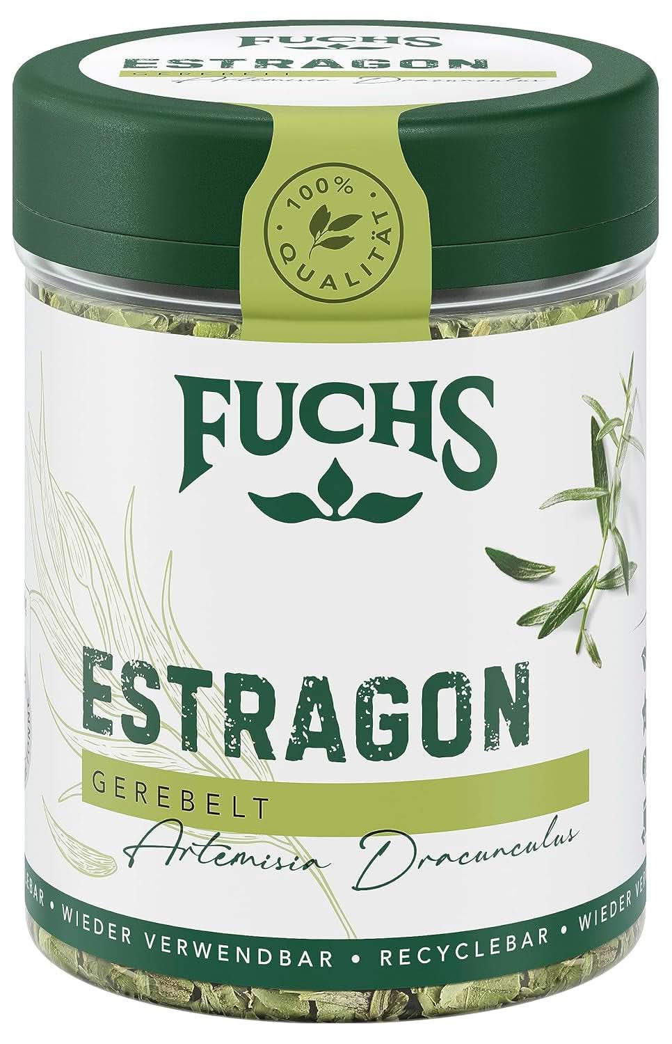 Fuchs, estragon, zioła francuskie do uszlachetniania sałatek lub sos holenderski, 10 gramów Condimente Naty Shop