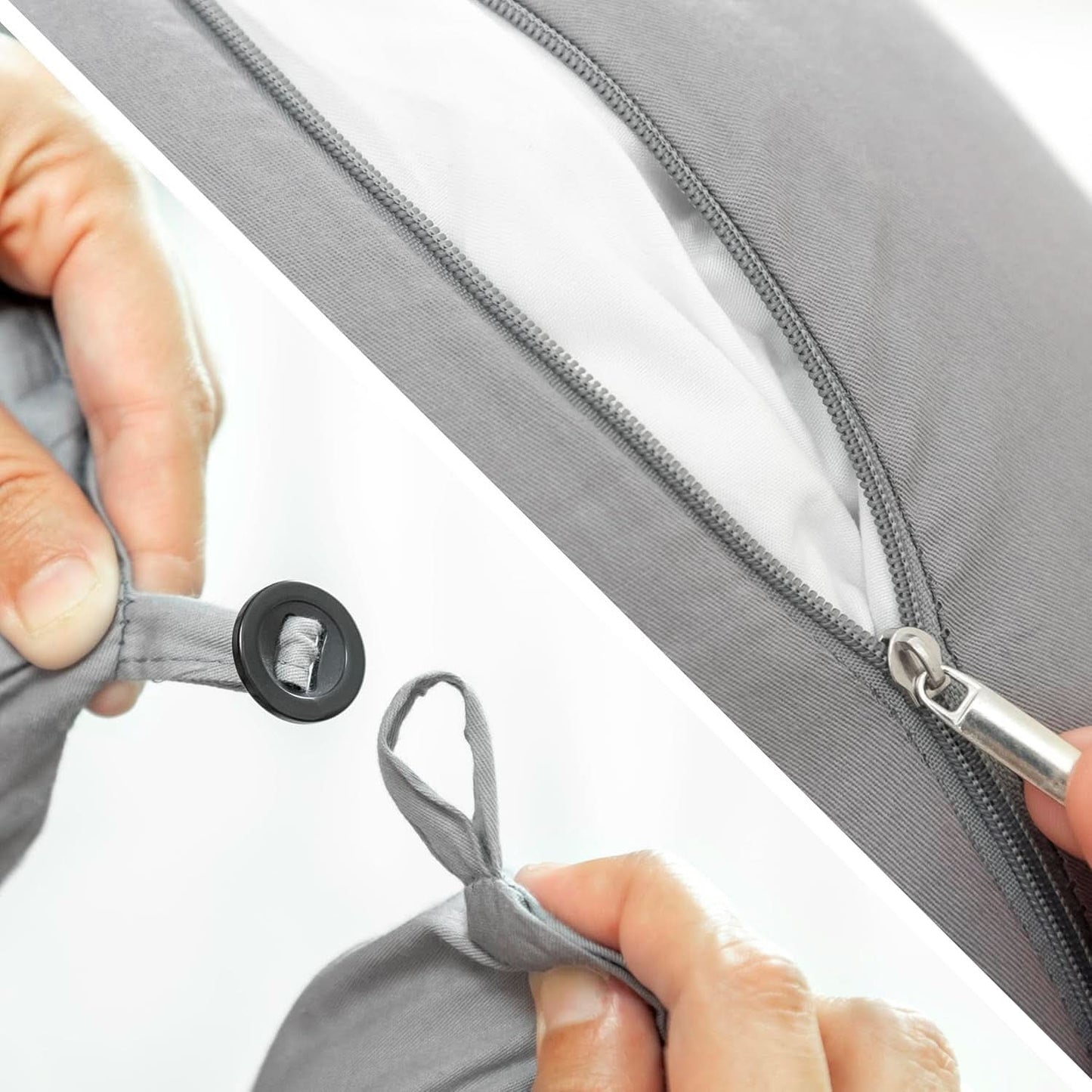 Innovagoods - Wielofunkcyjna poduszka do karmienia, Ergonomiczny kształt dla relaksu matki i dziecka, Regulowana do różnych pozycji, Zmywalna, Kolorowa, Polibawełna Akcesoria Artykuły spożywcze i karmienie piersią Baby Naty Shop
