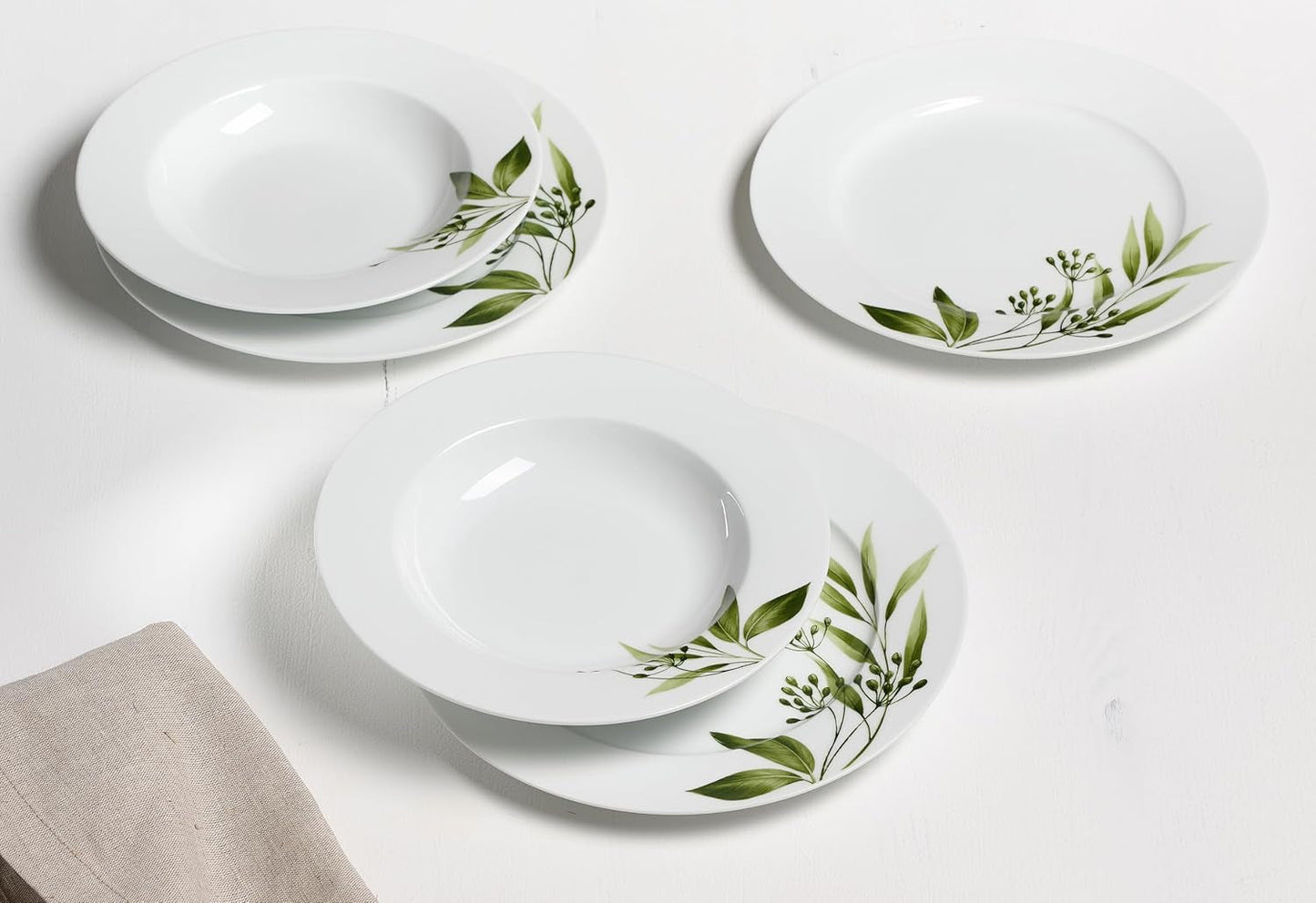 Serwis obiadowy Ritzenhoff & Breker Evora, 12 sztuk, porcelana, biały
