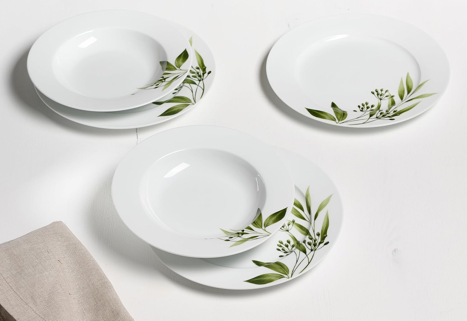 Serwis obiadowy Ritzenhoff & Breker Evora, 12 sztuk, porcelana, biały
