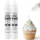 Barwnik spożywczy w żelu - HXDZFX 2×30ml, barwnik spożywczy bez cukru, silnie skoncentrowany, do dekoracji ciast, białej fondantu, makaroników, ciasteczek, wypieków, pisanek, śluzu (fiolet winogronowy)