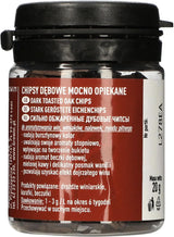 Browin Chipsy Dębowe Mocno Palone 20g - Płatki, Drobne Pałeczki Dębowe do Aromatyzowania Alkoholu, Brown Naty Shop Aromaty 20g Mocno Palone - Płatki