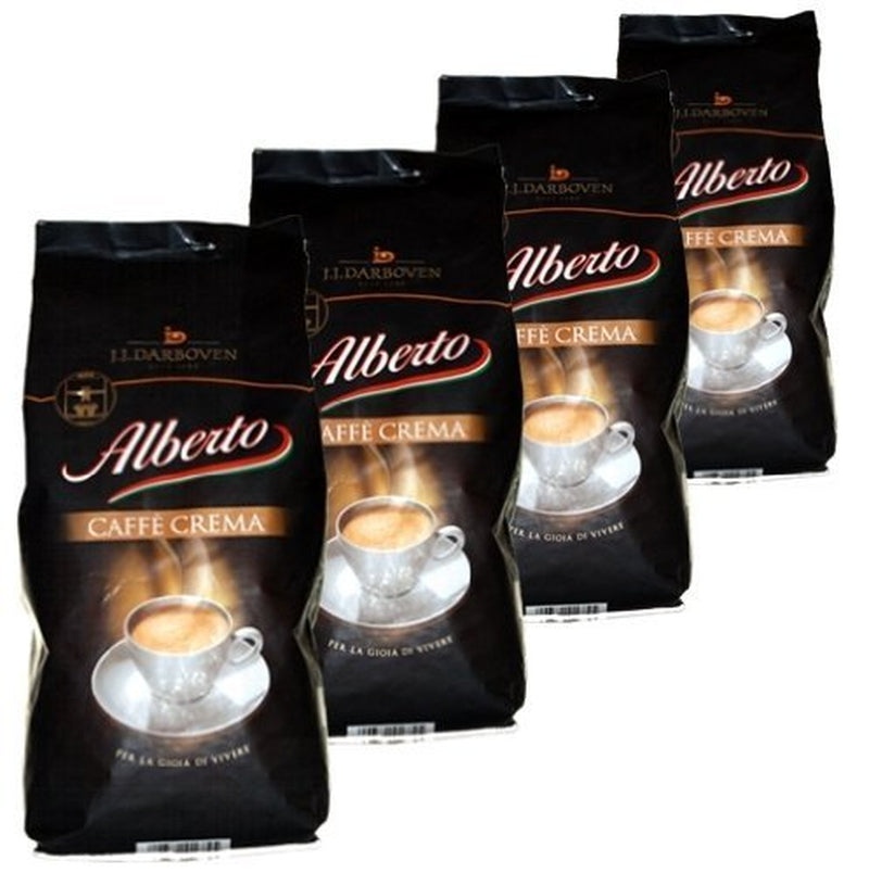 Kawa ziarnista Alberto Crema, 1kg, opakowanie 4 szt. (4 x 1 kg)