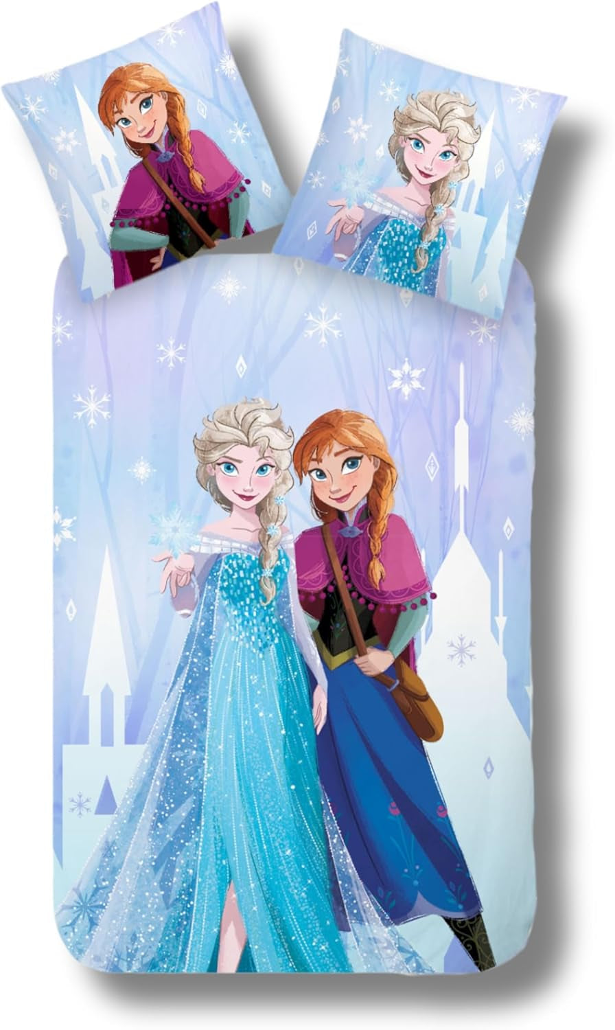Pościel dziecięca dla dziewczynek i chłopców kreskówka 100% bawełna Pościel - dziecięca Naty Sklep Anna Elsa
