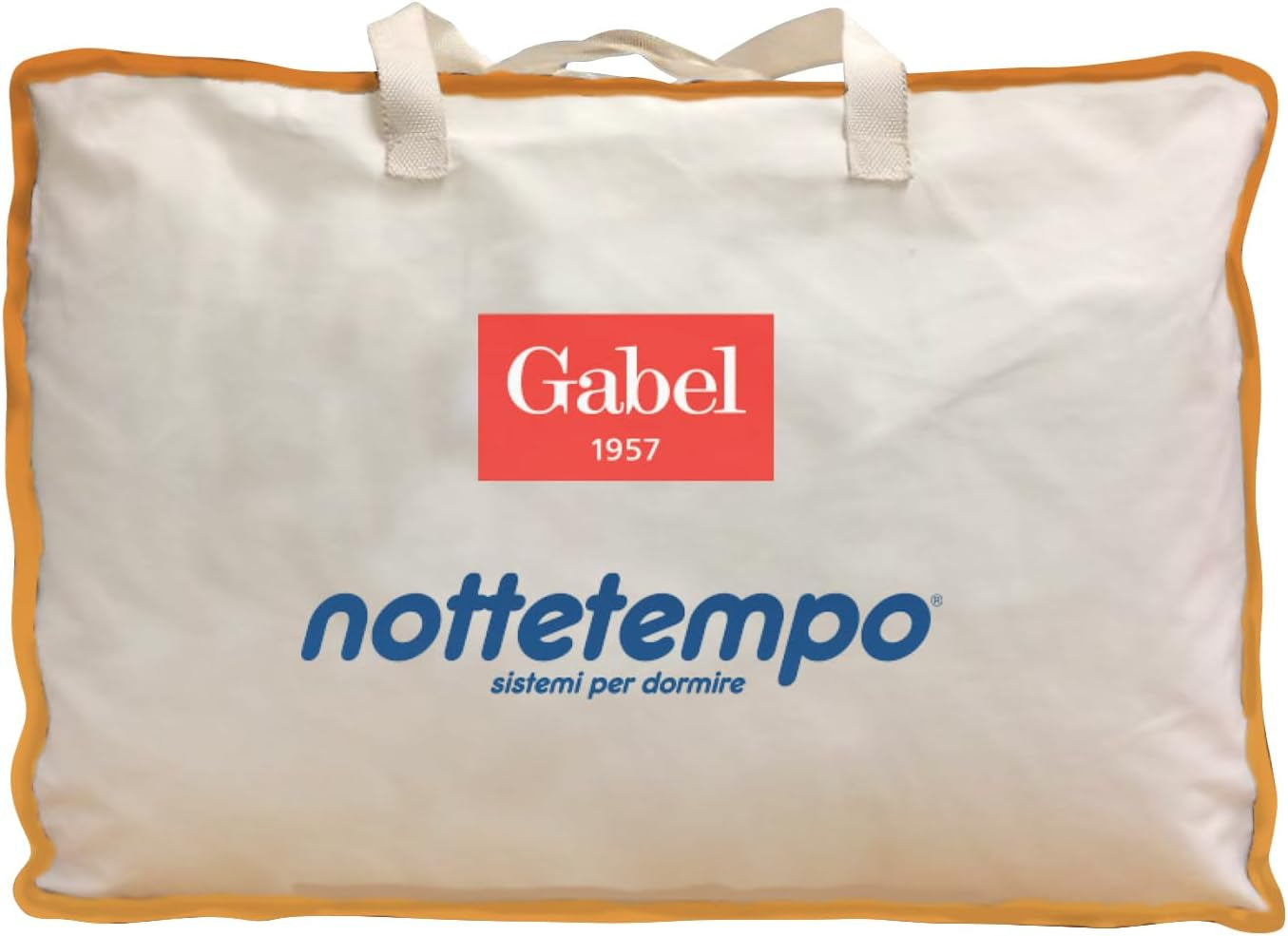 Nottetempo, kołdra z gęsim puchem, łóżko pojedyncze, 205 x 155 x 2 cm, Bianco Kołdry i kołdry Naty Shop