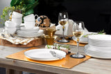Seltmann Weiden - Lido Black Line - 36-częściowy zestaw zastawy stołowej - porcelana (w tym 6 kubków do kawy)