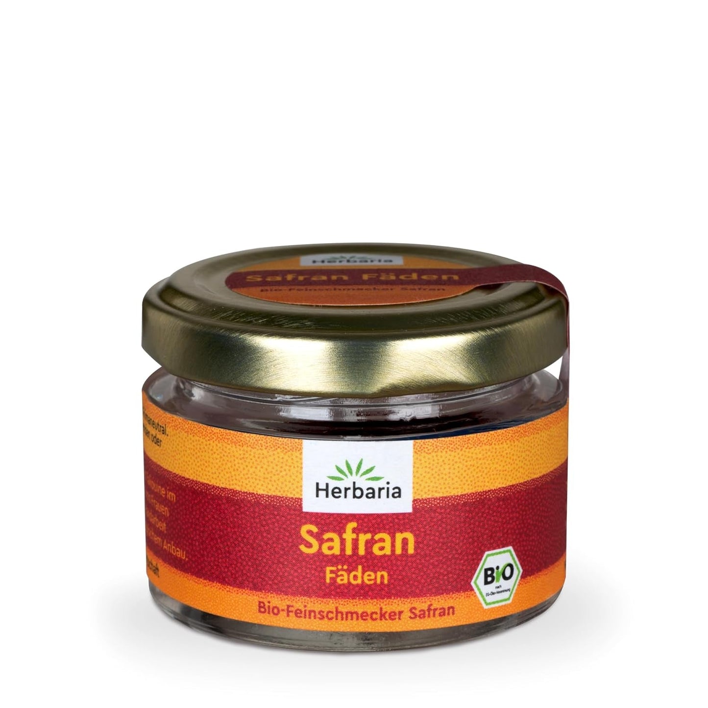 Herbaria Safran-Fäden bio 0,5g im Glas – Bio Saffron-Fäden aus dem bereicht Safran-Ort Taliouine in Marokko – Safranfäden in Premium Bio-Qualität – Saffron Premium - Safran premiera kategorii