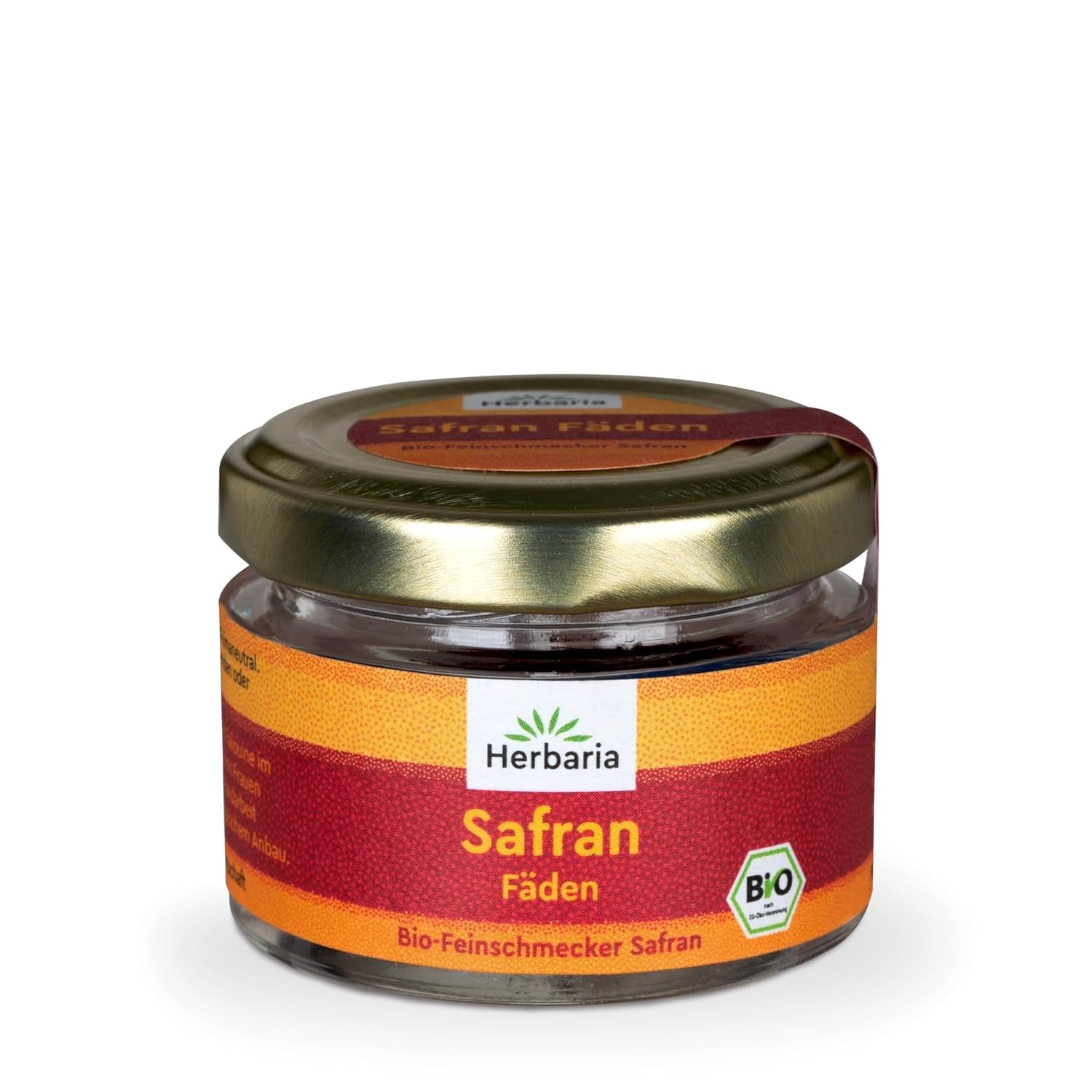 Herbaria Safran-Fäden bio 0,5g im Glas – Bio Saffron-Fäden aus dem bereicht Safran-Ort Taliouine in Marokko – Safranfäden in Premium Bio-Qualität – Saffron Premium - Safran premiera kategorii