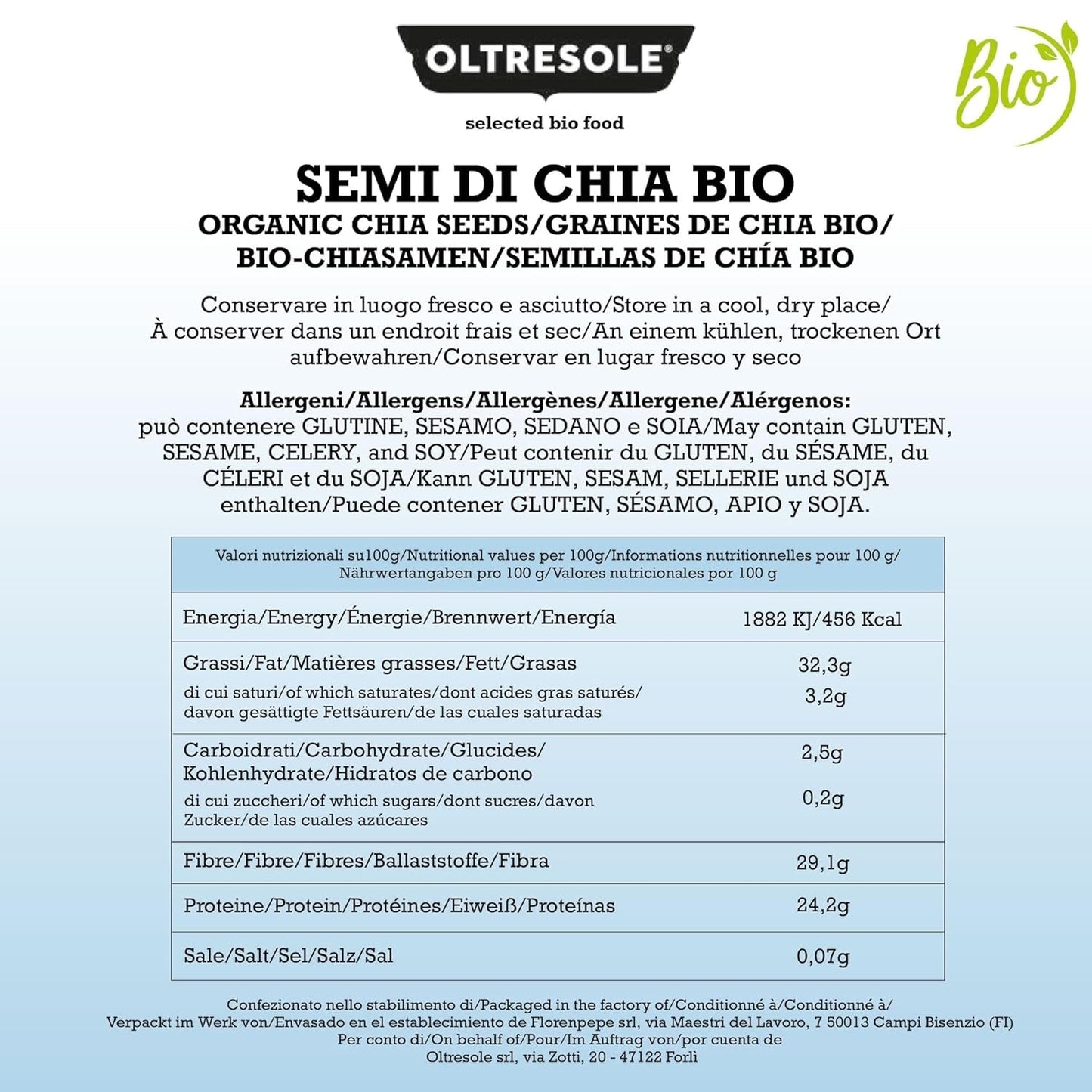 - Organiczne nasiona chia 3 kg - Organiczne surowe nasiona oleiste, źródło białka i błonnika, naturalnie bezglutenowe, idealne do sałatek lub wzbogaconych wypieków, wygodne opakowanie