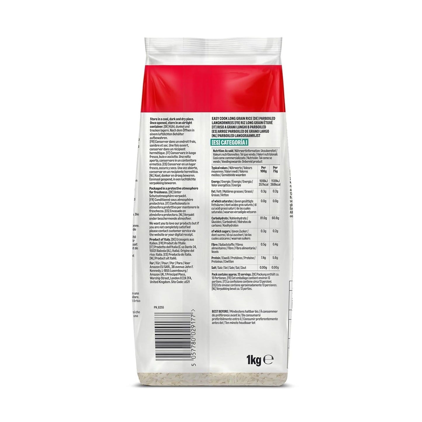 Ugotowany ryż długoziarnisty z Amazonii, 1 kg