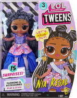 LOL niespodzianka! Tweens Fashion Doll Series 3 - Lalka NIA Regal 15 cm z niespodziankami: ekstrawaganckie stroje, akcesoria i nie tylko. Świetny prezent kolekcjonerski dla chłopców i dziewcząt w wieku 18+ 584087