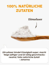 Kotanyi Gourmet Zitrusfaser | pflanzlicher Texturgeber, Alternatywa zu Mehl und Stärke, ok. 120 g, 400 ml