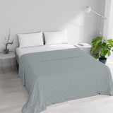Elegancka kołdra letnia, pikowana, zielona, 170 X 250 cm Kołdry i kołdry Naty Shop Ciemnoszary 250X250Cm