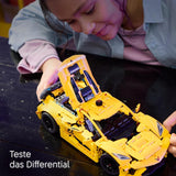 LEGO Technic Chevrolet Corvette Stingray - Kolekcjonerska zabawka do budowania - Zabawkowy samochód sportowy - Model samochodu - Prezent dla 9-letnich chłopców i dziewcząt, którzy kochają samochodziki 42205 Zestawy do budowania Besuche den LEGO-Store