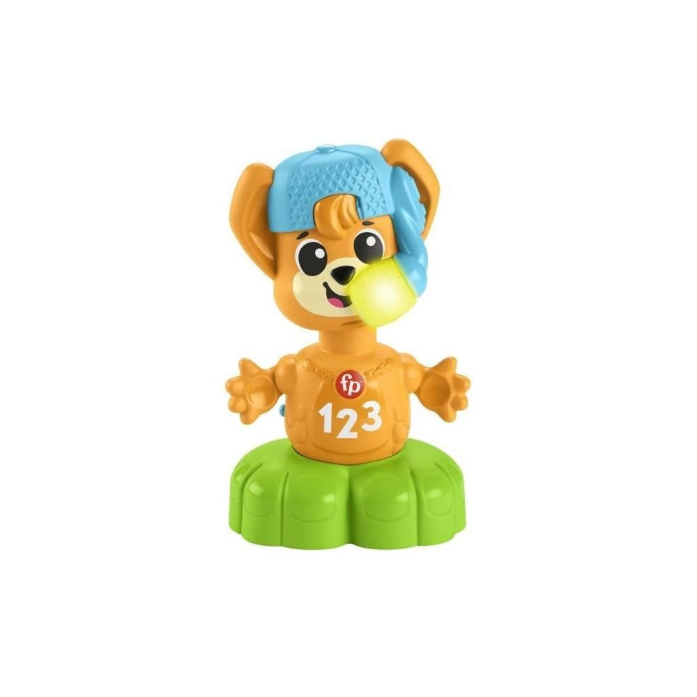 Lisek Fisher-Price Squad Squad, zabawka dla niemowląt i małych dzieci z muzyką i interaktywnymi światłami, od 9 miesiąca życia, wersja francuska, HYK94 Jucarii Bebe Naty Domyślny tytuł sklepu