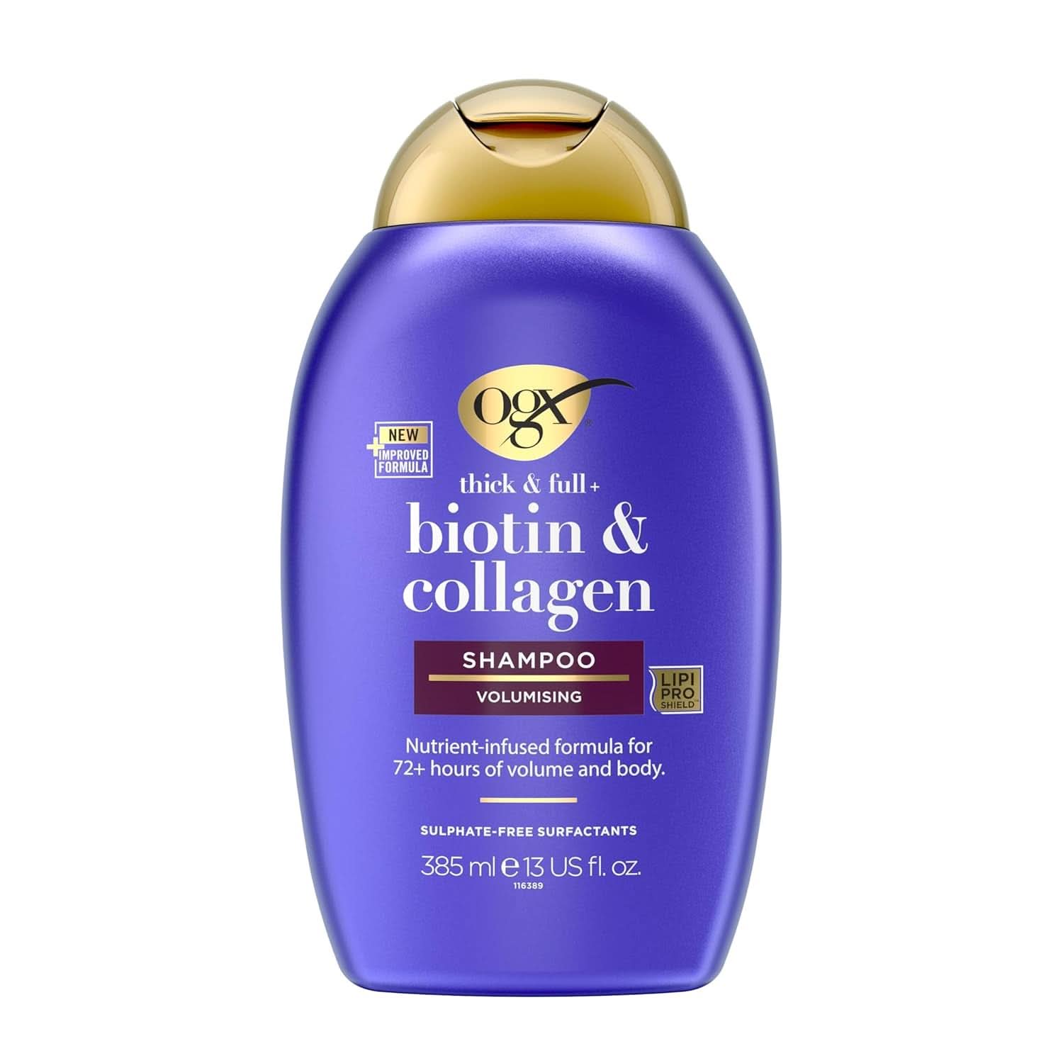 OGX Szampon z biotyną i kolagenem, 385 ml Pod prysznic i do kąpieli Naty Shop