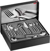 Zestaw sztućców ZWILLING Senses, 68 sztuk, porcja dla 12 osób, stal nierdzewna 18/10/ostrze premium, matowe wykończenie, srebro Naty Shop Silver