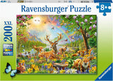 Puzzle Ravensburger dla dzieci - 13352 Graceful Deer Family - 200 elementów Puzzle dla dzieci w wieku powyżej 8 lat Puzzle Naty Shop Domyślny tytuł