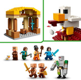 LEGO Minecraft Atak balonem duchów — zabawka dla graczy dla dzieci — gra wideo do budowania z domem, kurczakiem i golemem — gadżety filmowe dla chłopców w wieku od 10 lat — 21273 Zestawy do budowania Szukaj w sklepie LEGO