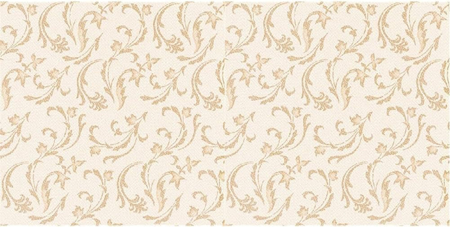 Papstar, 50 serwetek „ROYAL Collection” 1/4-krotnie 40 cm x 40 cm szare „Damascato”, #85005