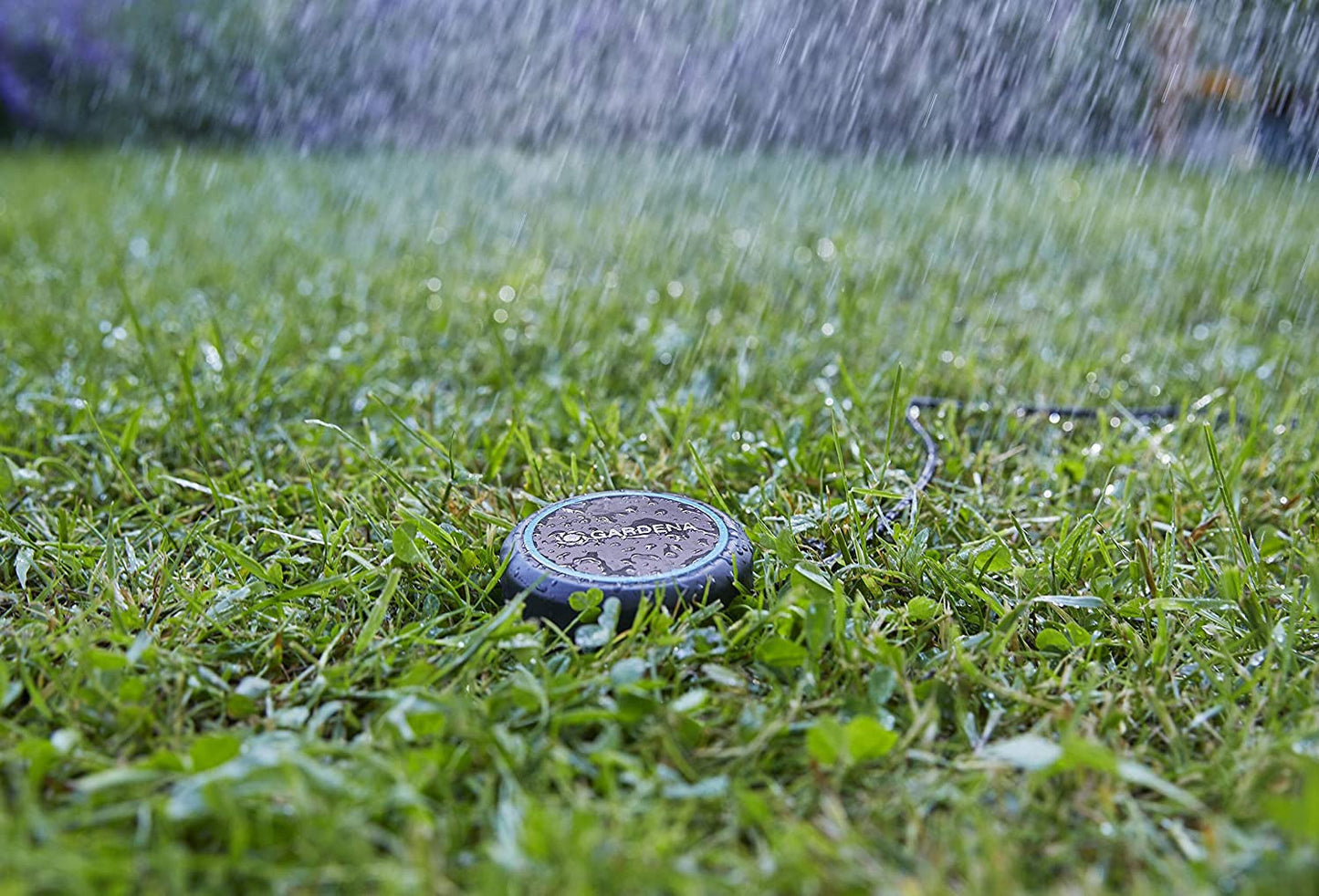 Przedłużacz Gardena (10 m) do czujnika deszczu i czujnika wilgotności gleby, kabel połączeniowy z systemem Easy Click, z możliwością przedłużenia do 105 m, do użytku naziemnego i podziemnego (01868-20)