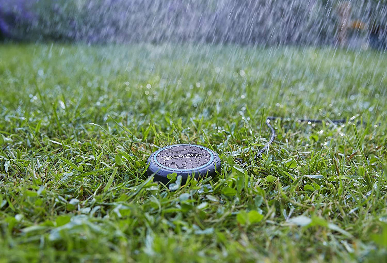 Przedłużacz Gardena (10 m) do czujnika deszczu i czujnika wilgotności gleby, kabel połączeniowy z systemem Easy Click, z możliwością przedłużenia do 105 m, do użytku naziemnego i podziemnego (01868-20)