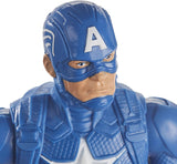 Marvel Avengers Titan Hero Series Blast Gear Kapitan Ameryka Figurka 30 cm Duża zabawka dla dzieci w wieku powyżej 4 lat Niebieskie figurki Naty Shop