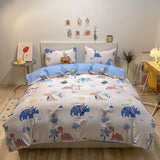 Pościel dla dzieci chłopięca w różne wzory, 100% bawełna Pościel - dziecięca Naty Shop Biała Z rysunkiem kredką 100 X 135 cm