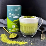 Matcha do latte Mieszanka herbat zielonych z cukrem trzcinowym, 400g, wegańska, na 20 porcji