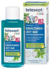 Tetesept Kids Cold Time Bath - dodatek do kąpieli dla dzieci na zimną porę roku z 4 olejkami eterycznymi, relaksujący i rozgrzewający, 125 ml Naty Shop Default Title