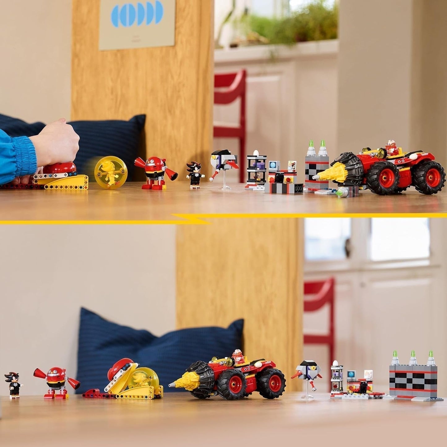 LEGO Sonic Jeż Super Sonic kontra. Zestaw gier wideo Egg Drillster Adventure dla dzieci Zestaw Shadow i Dr Eggman dla chłopców i dziewcząt w wieku 8 lat 76999 Zestawy do budowania Besuche den LEGO-Store