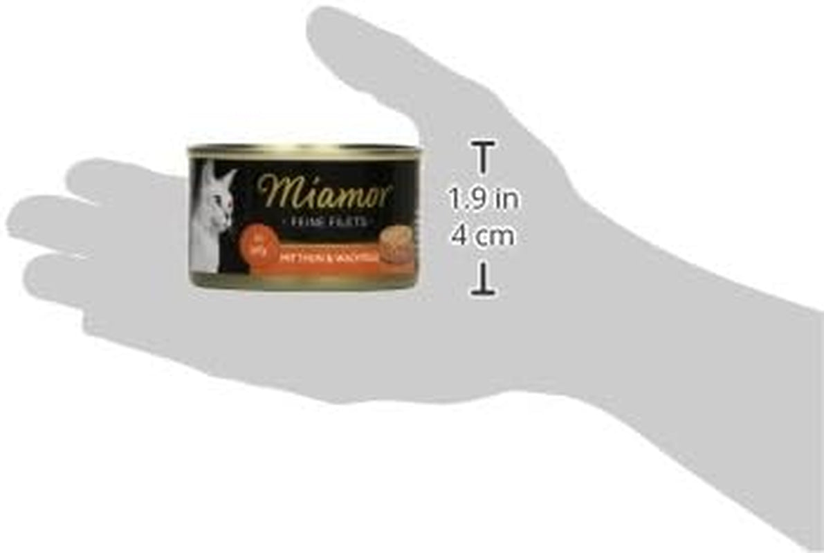 - Drobne filety w galarecie | Mokra karma dla dorosłych kotów z kawałkami filetów w galarecie. Konserwy niskotłuszczowe żywność uzupełniająca bez dodatków | 24 x 100 g Jaja tuńczyka i przepiórki