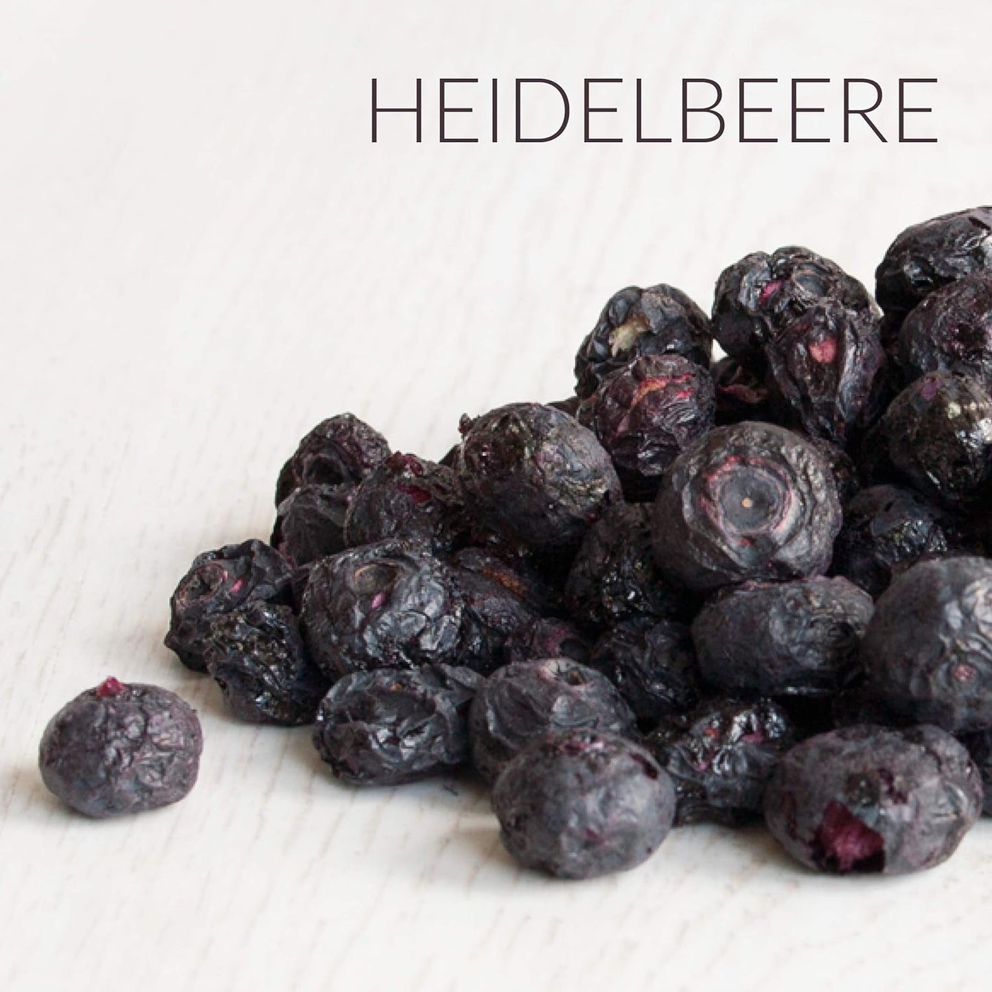 Borówki liofilizowane: 100g suszonych borówek uprawnych do koktajli, musli, posypki do owsianek - Jagody liofilizowane bez dodatku cukru - NutriPur Borówki liofilizowane Produkty odwodnione Naty Shop