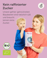 Borówki liofilizowane organiczne BUAH® | Borówki liofilizowane organiczne bez dodatku cukru | 100% owoców liofilizowanych (wegańskie, bezglutenowe, bez laktozy) | Idealna przekąska (140g) Naty Shop produkty suszone