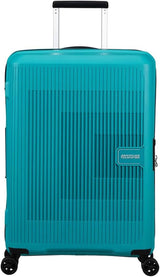 American Tourister Aerostep - Spinner L, rozkładana walizka, 77 cm, 101,5/109 L, pomarańczowa (jasnopomarańczowa) Bagaż i sprzęt podróżny Naty Shop Turkusowy (Tone Turkusowy) M (67 Cm - 66,5/72,5 L)