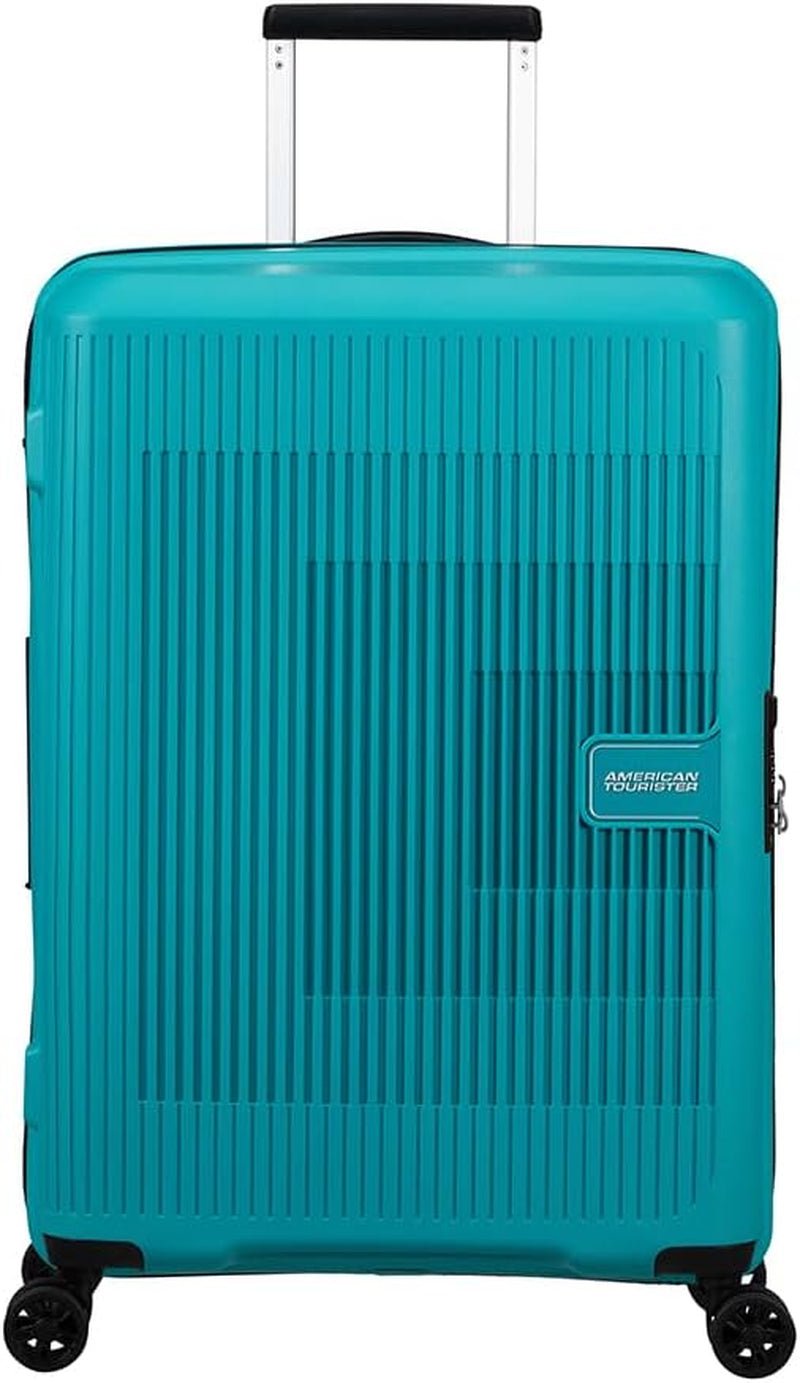 American Tourister Aerostep - Spinner L, rozkładana walizka, 77 cm, 101,5/109 L, pomarańczowa (jasnopomarańczowa) Bagaż i sprzęt podróżny Naty Shop Turkusowy (Tone Turkusowy) M (67 Cm - 66,5/72,5 L)