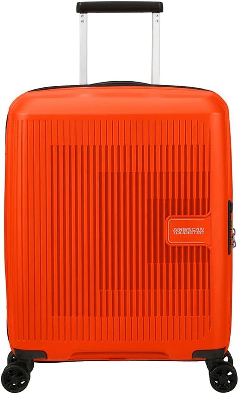 American Tourister Aerostep - Spinner L, rozkładana walizka, 77 cm, 101,5/109 L, pomarańczowa (jasna pomarańcza) Bagaż i sprzęt podróżny Naty Shop Pomarańczowy (jasny pomarańcz) S (55 Cm - 36/40 L)
