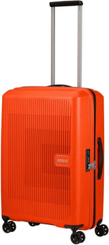 American Tourister Aerostep - Spinner L, rozkładana walizka, 77 cm, 101,5/109 L, pomarańczowa (jasna pomarańcza) Bagaż i sprzęt podróżny Naty Shop Pomarańczowy (jasny pomarańcz) M (67 cm - 66,5/72,5 l)