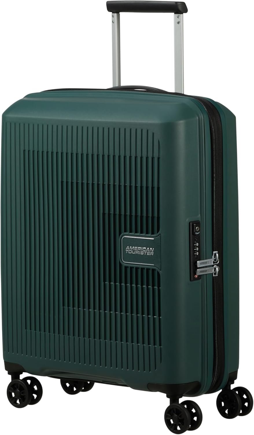 American Tourister Aerostep - Spinner L, rozkładana walizka, 77 cm, 101,5/109 L, pomarańczowa (jasno pomarańczowa) Bagaż i sprzęt podróżny Naty Shop Green (Dark Forest) S (55 Cm - 36/40 L)