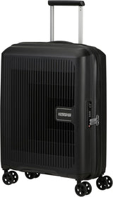 American Tourister Aerostep - Spinner L, rozkładana walizka, 77 cm, 101,5/109 L, pomarańczowa (jasnopomarańczowa) Bagaż i sprzęt podróżny Naty Shop Czarny (czarny) S (55 Cm - 36/40 L)