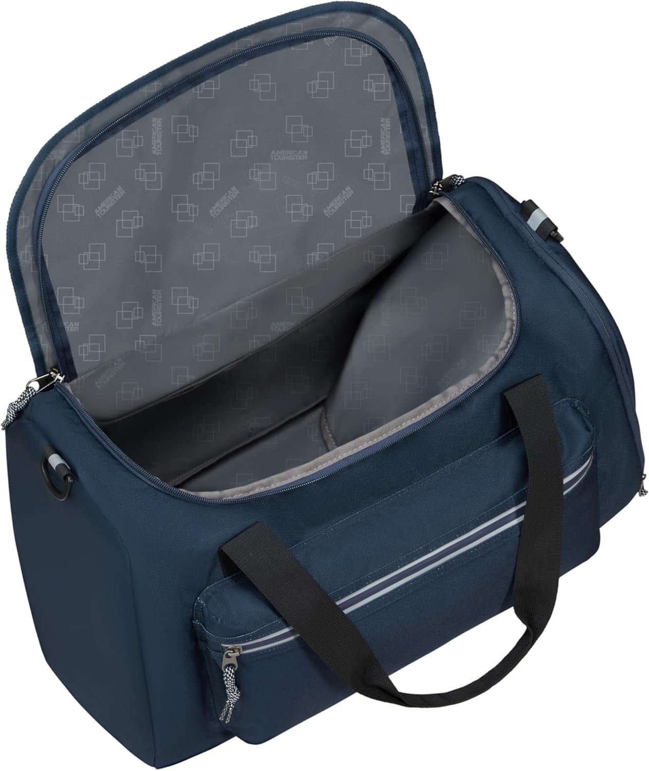 American Tourister BrightUp Zip Torba podróżna, 52 cm, 44 L, Niebieska (Granatowa), Niebieska (Granatowa), Torba podróżna 52 cm, Torby podróżne Bagaż i sprzęt podróżny Naty Shop