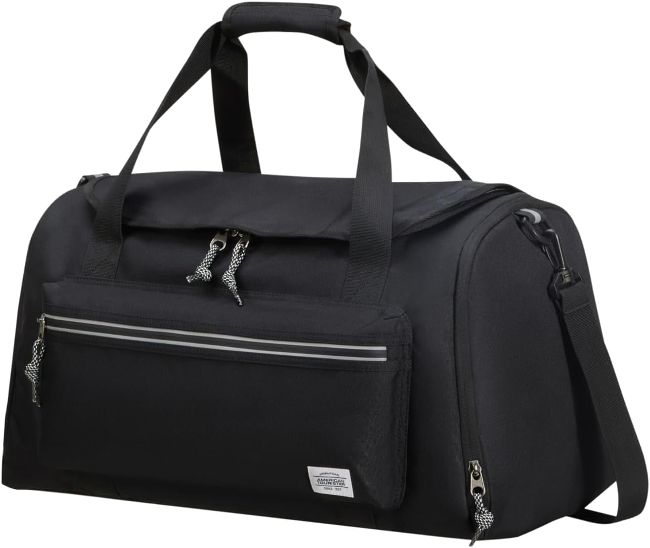Torba podróżna American Tourister BrightUp Zip, 52 cm, 44 L, niebieska (granatowa), niebieska (granatowa), torba podróżna 52 cm, torby podróżne bagaż i sprzęt podróżny Naty Shop czarna (czarna) torba podróżna (52 cm - 44 l)