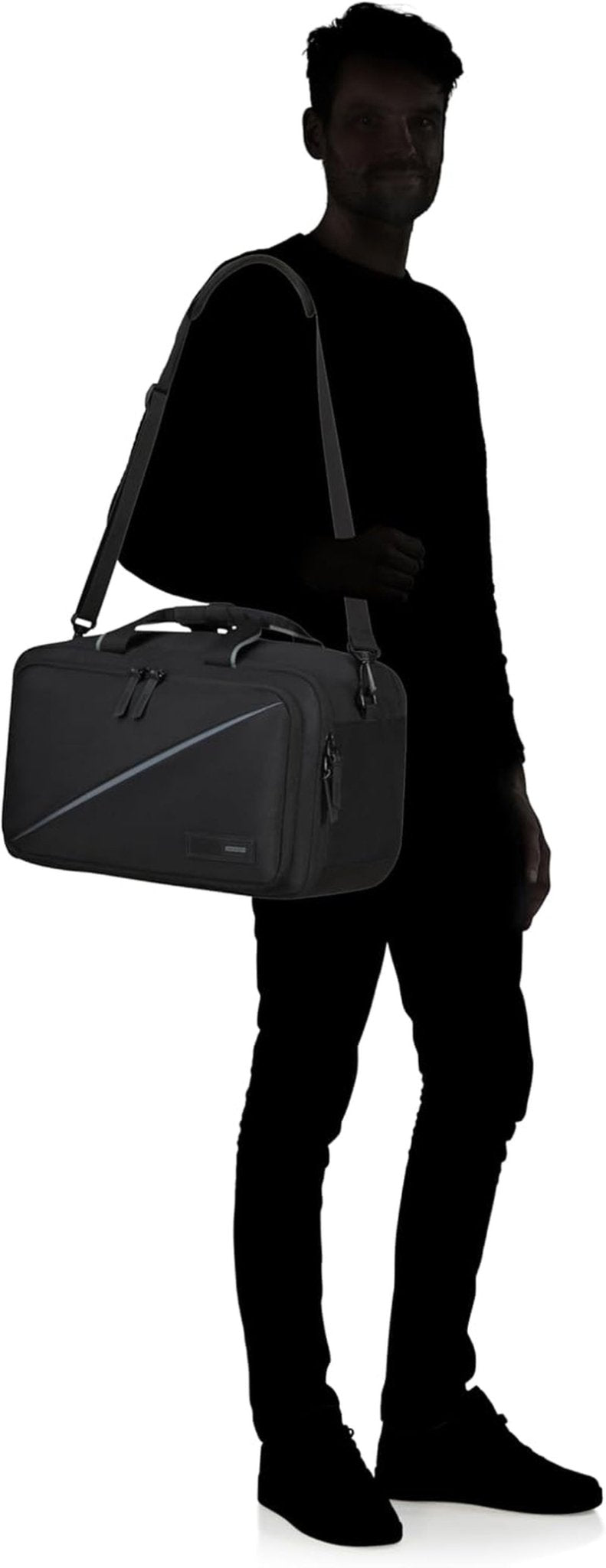 American Tourister Take2Cabin - Trójstronna torba podróżna Ryanair, 40 cm, 25 L, czarna (czarna) Bagaż i sprzęt podróżny Naty Shop