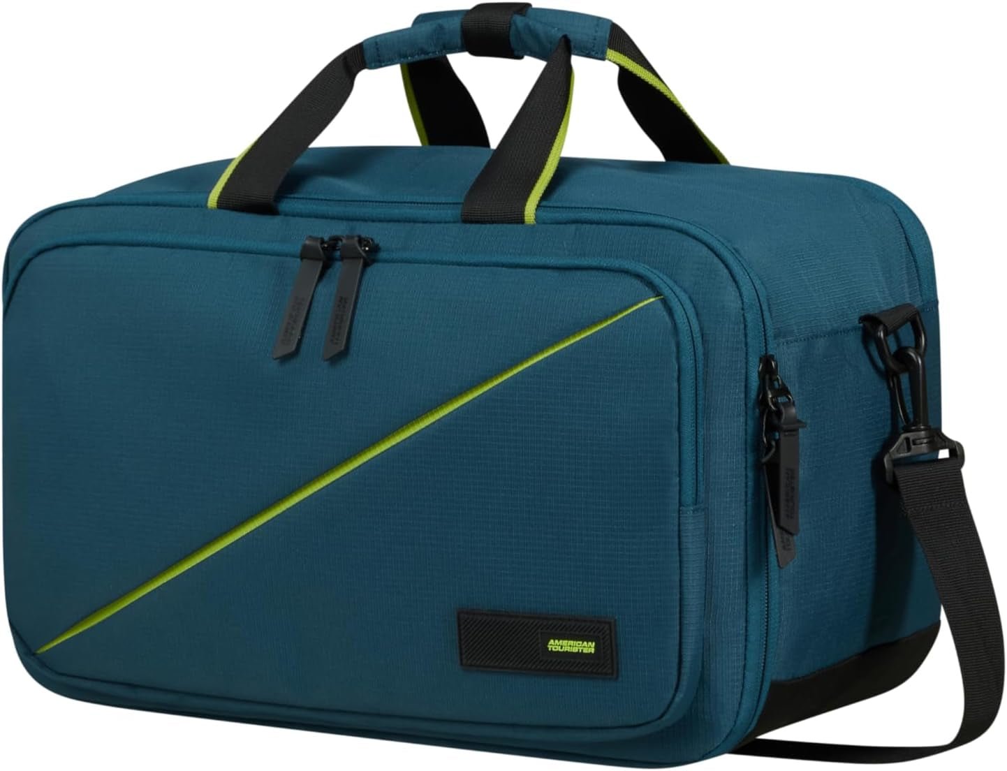 American Tourister Take2Cabin - Trójstronna torba podróżna Ryanair 40cm 25L Czarna (czarna) Naty Shop Bagaż i sprzęt podróżny Harbor Blue 14"
