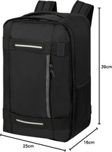 American Tourister Urban Track - Torebka pod siedzenie Ryanair, 25 x 20 x 40 cm, 24,5 L, czarna (Asphalt Black) Bagaż i sprzęt podróżny Naty Shop