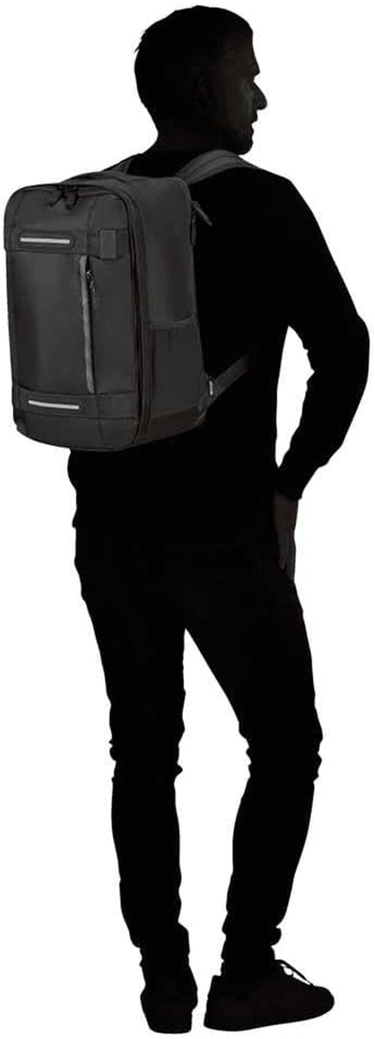 American Tourister Urban Track - Torebka pod siedzenie Ryanair, 25 x 20 x 40 cm, 24,5 L, czarna (Asphalt Black) Bagaż i sprzęt podróżny Naty Shop