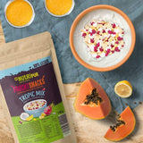 Mieszanka owoców liofilizowanych „Tropic-Mix” 100g I Owoce leśne i suszone I Mieszanka kokosa, smoczego owocu, mango i ananasa I NutriPur Produkty suszone Naty Shop