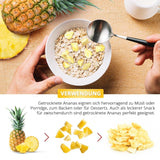 Ananas liofilizowany 250g, duże kawałki, owoce liofilizowane w plasterkach, niesłodzone, owocowe kawałki ananasa, ananas suszony Produkty suszone Naty Shop