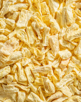 Ananas liofilizowany BITS 100g duże kawałki do smoothie, musli, polewy do owsianki - owoce liofilizowane bez dodatku cukru - ananas suszony - owoce od NutriPur Produkty odwodnione Naty Shop