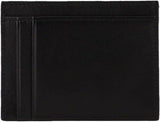 Armani Exchange Męskie logo Gładka skóra Akcesoria podróżne Pokrowiec na etui Czarny Naty Shop Męski portfel Czarny S